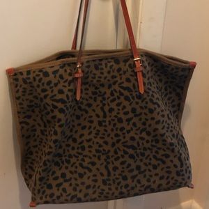 Street Level Leopard Tote